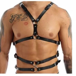 Harnais masculin multipoints — Torse et taille ajustables