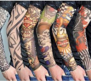 Kit de 6 manches tatouage pour bras