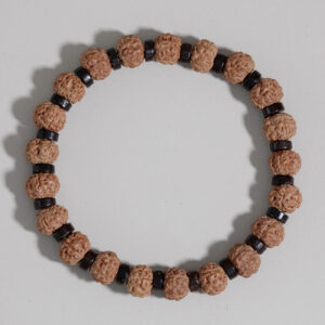 Bracelet perles d’agate style européen/américain • Bracelet de prière en pierre volcanique