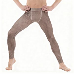 Legging Motif bas résille blanc