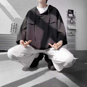 Hoodie ample pour homme — coupe oversize