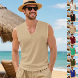 Débardeur col en V pour homme