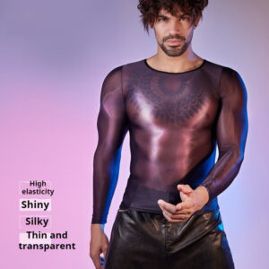 Top seconde peau pour homme — Transparence chic & élasticité haut de gamme