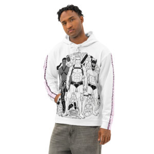 Sweat à capuche en coton Queerwear assortiment