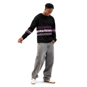 Sweat en coton Queerwear noir