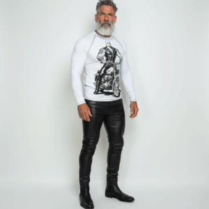 Chandail moulant Motard